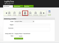 LogMyTime Zeiterfassung